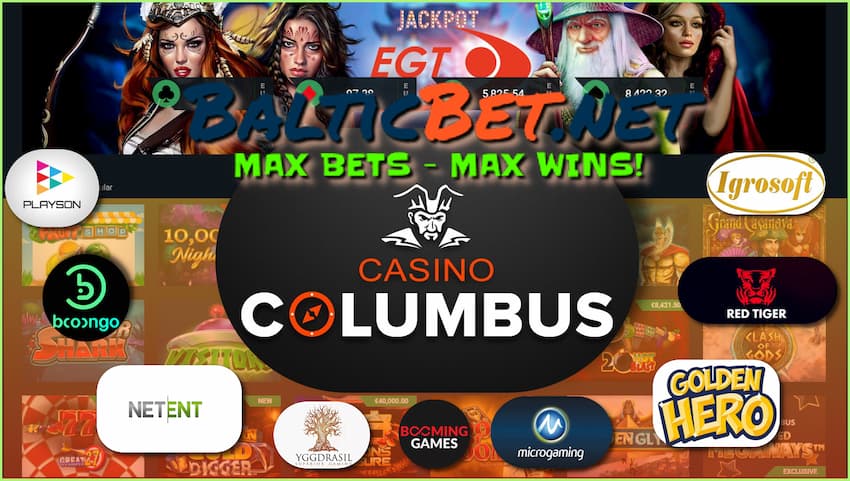 Игры от самых популярных разработчиков в Columbus Casino есть на фото