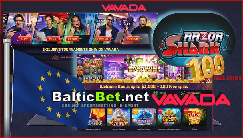 Казино Vavada Платформа, которая вошла в ТОП казино Европейского Союза (EU) на фото