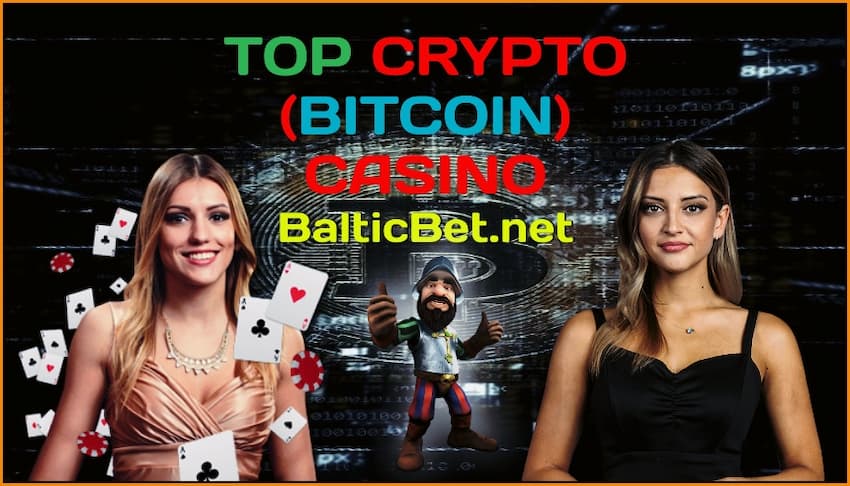 Top Crypto Crypto Casino 2021 - na zdjęciu bonusy i darmowe spiny.